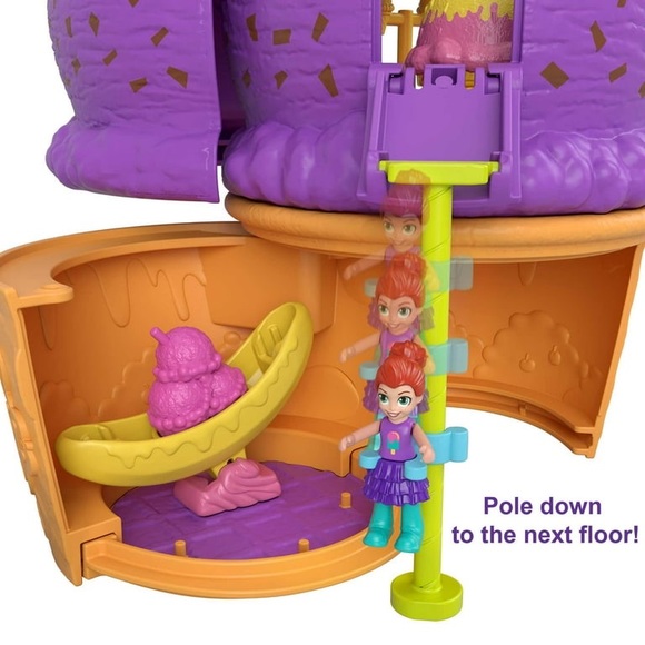 {Polly Pocket} Spin ‘N Surprise Playground Ice Cream Cone - Picture 6 of 11